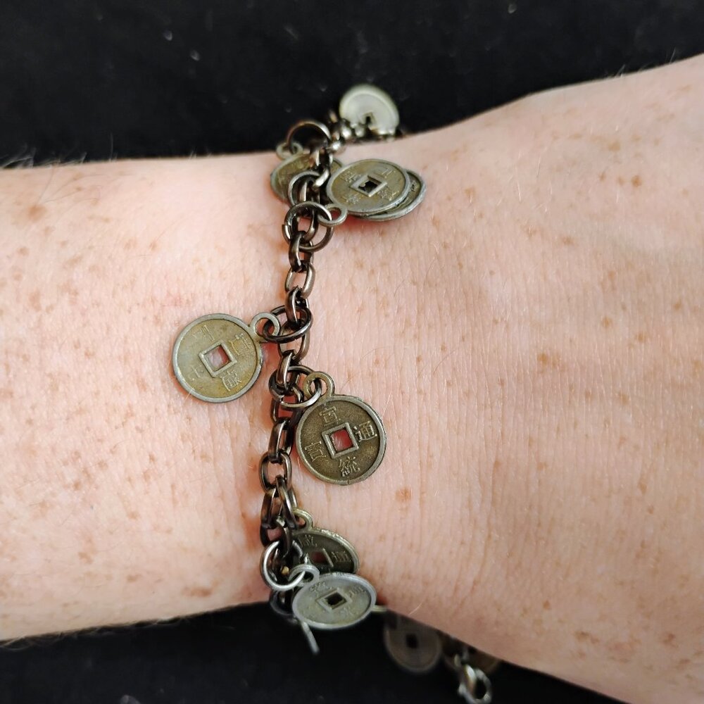 Asian token bracelet